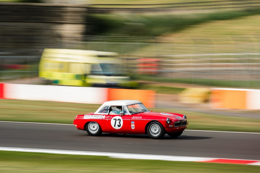 Fraser Ker Motorsport MGB on track
